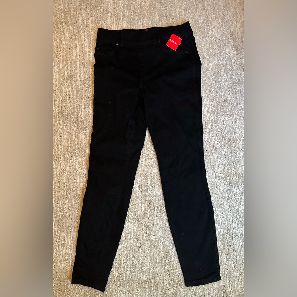 NWT Spanx Black Ankle Skinny Jeans Size Medium